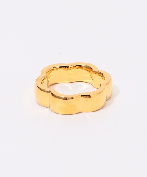 PLOW(プラウ)の「PLOW Flower Line Ring(リング・レディース・ゴールド・M)」の2枚目の写真