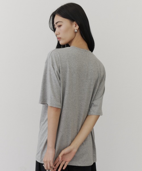 DFFUR.（ディフル）の「ルーズシルエットアートフォトTシャツ（Tシャツ/カットソー・レディース・グレー/ピンク/チャコールグレー・FREE）」の12枚目の写真