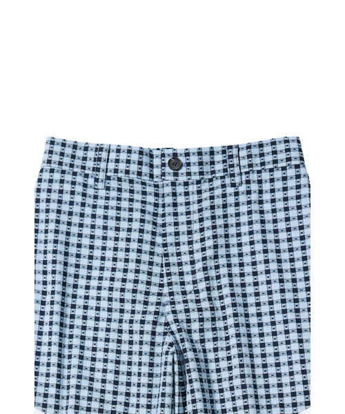 DEINET(ダイニット)の「DEINET CHECK CARGO STRING PANTS IN BLUE(その他パンツ・レディース・その他・FREE)」の4枚目の写真