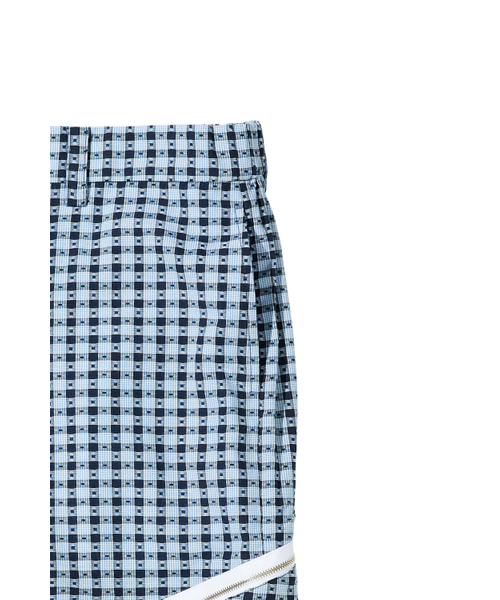DEINET(ダイニット)の「DEINET CHECK CARGO STRING PANTS IN BLUE(その他パンツ・レディース・その他・FREE)」の5枚目の写真