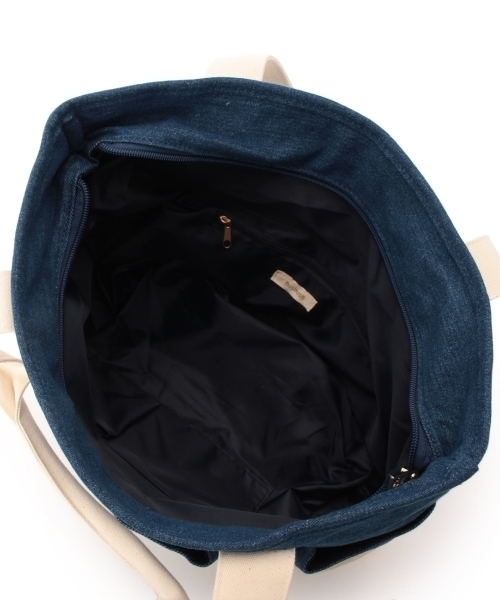 HusHusH（ハッシュアッシュ）の「キャンバスガーデントートバッグ（トートバッグ・レディース・ブルー/ブラック/ホワイト/グリーン・00）」の7枚目の写真