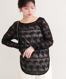 natural couture | ウェーブレースプルオーバー(Tシャツ/カットソー)