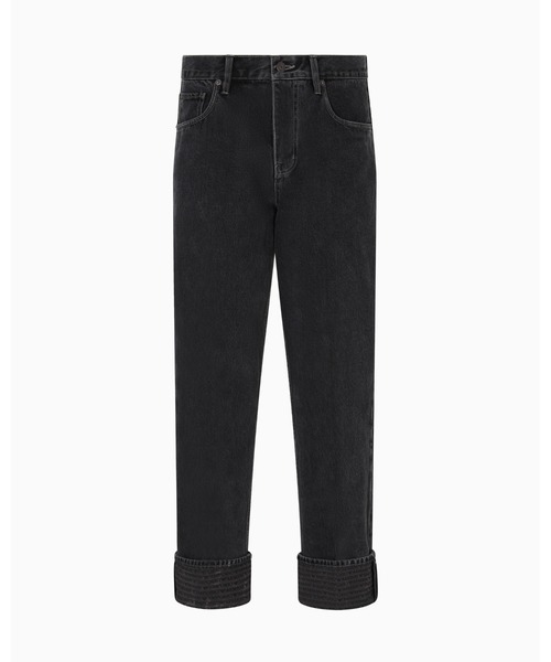 EMPORIO ARMANI(エンポリオアルマーニ)の「【エンポリオ アルマーニ】ルーズフィットジーンズ J73 デニム ロゴ入りターンアップ(デニムパンツ・メンズ・グレー・32inch/28inch/36inch/27inch/33inch)」の3枚目の写真