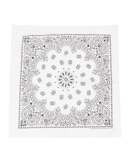 B:MING by BEAMS（ビーミングバイビームス）の「THE BANDANNA COMPANY / バンダナ（バンダナ/スカーフ・レディース・ホワイト/ブラック/レッド/ネイビー・ONE SIZE）」の2枚目の写真