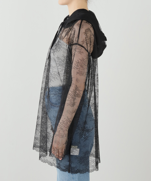 ARCHIVE STANCE(アーカイブスタンス)の「【ARCHIVE STANCE/アーカイブスタンス】 lace hoodie(シャツ/ブラウス・レディース・ブラック・FREE)」の16枚目の写真