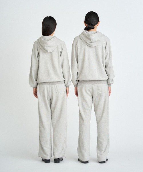 FRONT 11201(フロントワンワントゥーオーワン)の「REDE HANMOU Cut Off Pants(スウェットパンツ・メンズ・グレー・XL/L/M/S)」の9枚目の写真