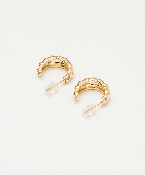 AJUGA.(アジュガ)の「ボールドリッジフープピアス(ピアス(両耳用)・レディース・シルバー/ゴールド・ONE SIZE)」の10枚目の写真