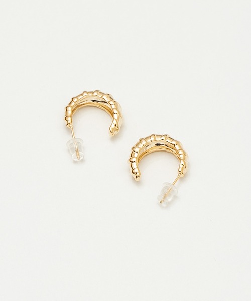 AJUGA.(アジュガ)の「ボールドリッジフープピアス(ピアス(両耳用)・レディース・シルバー/ゴールド・ONE SIZE)」の11枚目の写真
