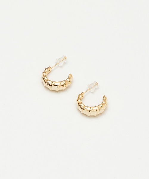 AJUGA.(アジュガ)の「ボールドリッジフープピアス(ピアス(両耳用)・レディース・シルバー/ゴールド・ONE SIZE)」の14枚目の写真
