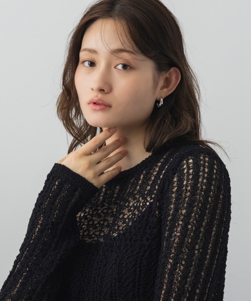 AJUGA.(アジュガ)の「ボールドリッジフープピアス(ピアス(両耳用)・レディース・シルバー/ゴールド・ONE SIZE)」の15枚目の写真