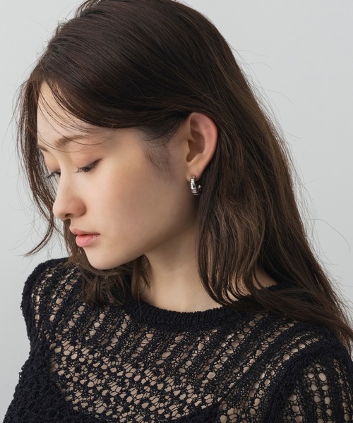 AJUGA.(アジュガ)の「ボールドリッジフープピアス(ピアス(両耳用)・レディース・シルバー/ゴールド・ONE SIZE)」の16枚目の写真