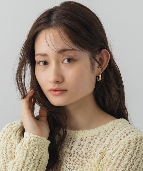 AJUGA.(アジュガ)の「ボールドリッジフープピアス(ピアス(両耳用)・レディース・シルバー/ゴールド・ONE SIZE)」の17枚目の写真