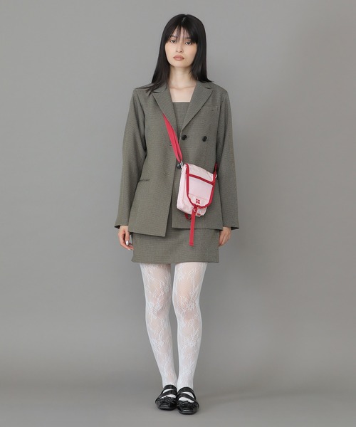 Casselini(キャセリーニ)の「Casselini(キャセリーニ)ナイロンスマホポシェット(ショルダーバッグ・レディース・ピンク/ブラウン/ブラック・FREE)」の10枚目の写真