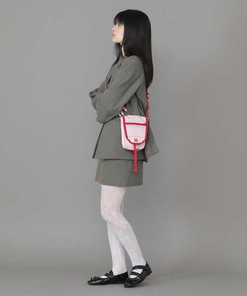 Casselini(キャセリーニ)の「Casselini(キャセリーニ)ナイロンスマホポシェット(ショルダーバッグ・レディース・ピンク/ブラウン/ブラック・FREE)」の11枚目の写真