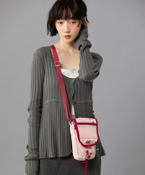 Casselini(キャセリーニ)の「Casselini(キャセリーニ)ナイロンスマホポシェット(ショルダーバッグ・レディース・ピンク/ブラウン/ブラック・FREE)」の21枚目の写真