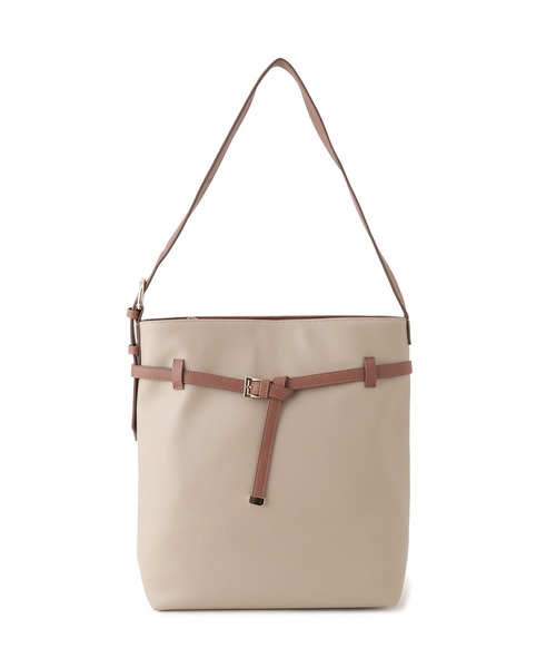 ROPE' PICNIC(ロペピクニック)の「me fit BAG ベルトデザインナイロンコンビバッグ/撥水・軽量・2個セット(ショルダーバッグ・レディース・ブラック系その他/ブルー系その他/ベージュ系その他・FREE)」の4枚目の写真