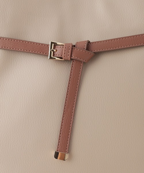 ROPE' PICNIC(ロペピクニック)の「me fit BAG ベルトデザインナイロンコンビバッグ/撥水・軽量・2個セット(ショルダーバッグ・レディース・ブラック系その他/ブルー系その他/ベージュ系その他・FREE)」の7枚目の写真