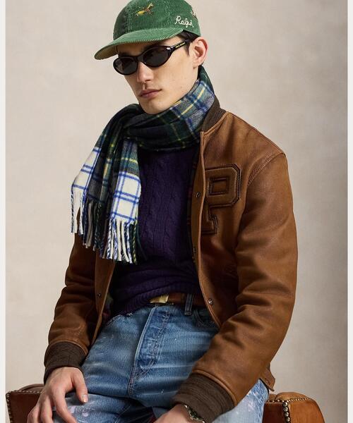 POLO RALPH LAUREN（ポロ ラルフ ローレン）の「ケーブルニット ウールカシミヤ セーター（ニット/セーター・メンズ・パープル・XS/XL/L/M/S）」の4枚目の写真