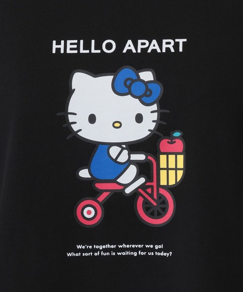 A part by(アパートバイ)の「【ハローキティ】プリントTシャツ(Tシャツ/カットソー・レディース・ブラック/オフホワイト・FREE)」の12枚目の写真