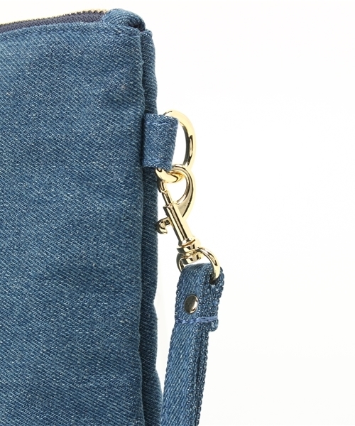 ASZAKKA（アザッカ）の「（ZT0586）賑やかﾄﾘｵ♪ｸﾗｯﾁ（クラッチバッグ・レディース・オフホワイト/グレー/ブルー・FREE）」の5枚目の写真