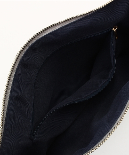 ASZAKKA（アザッカ）の「（ZT0586）賑やかﾄﾘｵ♪ｸﾗｯﾁ（クラッチバッグ・レディース・オフホワイト/グレー/ブルー・FREE）」の10枚目の写真