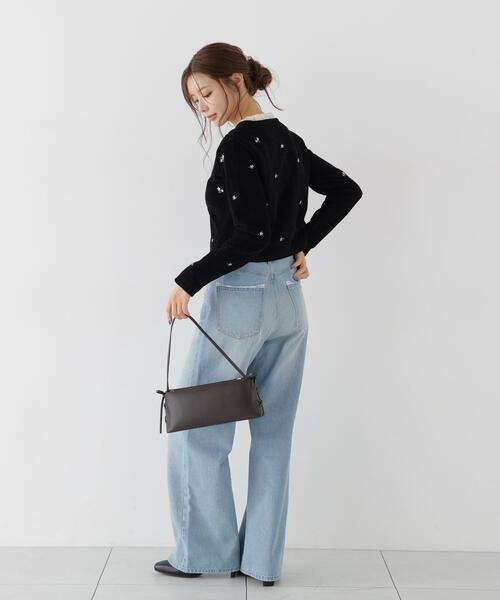 PROPORTION BODY DRESSING(プロポーションボディドレッシング)の「<a>エンブロイダリーモールカーディガン / 1216274904(カーディガン/ボレロ・レディース・ブラック/グレー/ブラウン・FREE)」の13枚目の写真