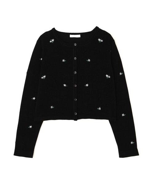 PROPORTION BODY DRESSING(プロポーションボディドレッシング)の「<a>エンブロイダリーモールカーディガン / 1216274904(カーディガン/ボレロ・レディース・ブラック/グレー/ブラウン・FREE)」の14枚目の写真