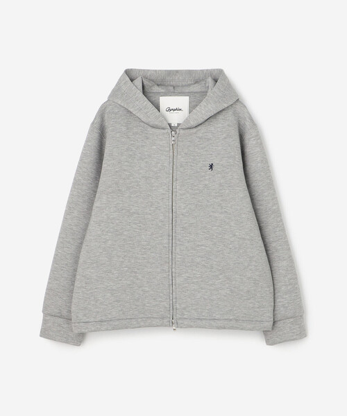 GYMPHLEX(ジムフレックス)の「Gymphlex | ダンボールニット フーデッドジャケット WOMEN(パーカー・レディース・カーキ系1/チャコール/グレー・12)」の4枚目の写真