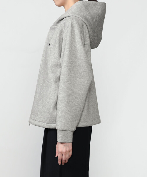 GYMPHLEX(ジムフレックス)の「Gymphlex | ダンボールニット フーデッドジャケット WOMEN(パーカー・レディース・カーキ系1/チャコール/グレー・12)」の17枚目の写真