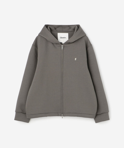 GYMPHLEX(ジムフレックス)の「Gymphlex | ダンボールニット フーデッドジャケット WOMEN(パーカー・レディース・カーキ系1/チャコール/グレー・12)」の22枚目の写真
