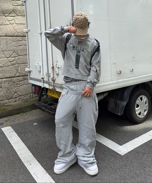 ROARINGRAD(ロアリングラド)の「レイヤードウエストスウェットパンツ グレー(その他パンツ・レディース・その他・MEDIUM/LARGE)」の9枚目の写真