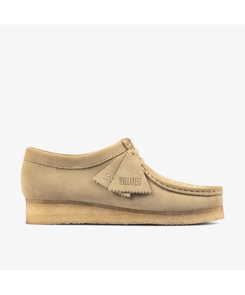 美品　クラークス オリジナルズ ワラビー スエードモカシン Wallabee. / レディース ワラビー（メープルスエード）（モカシン