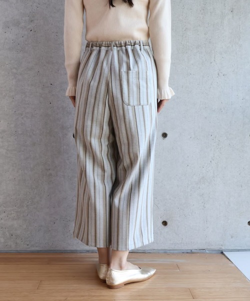 etre relie(エトレリー)の「尾州TRストライプワイドパンツ(その他パンツ・レディース・グレー系その他/ダークグレー・SMALL/MEDIUM)」の7枚目の写真
