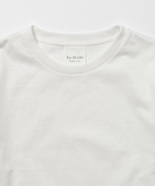 Ray BEAMS（レイビームス）の「Ray BEAMS / ギャザーフリルスリーブ クルーネック（Tシャツ/カットソー・レディース・オフホワイト/ベージュ/ネイビー・ONE SIZE）」の20枚目の写真