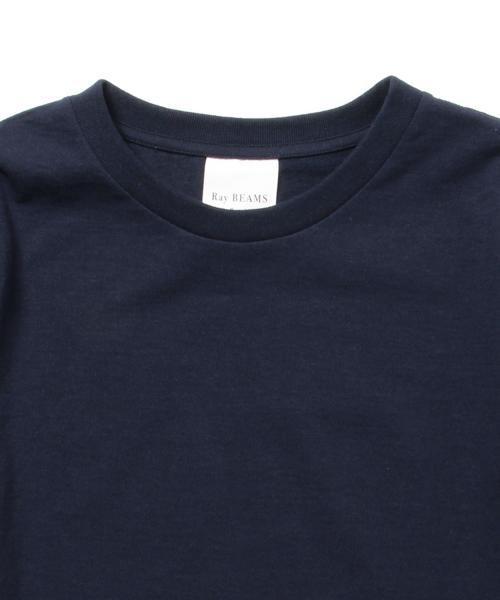 Ray BEAMS（レイビームス）の「Ray BEAMS / ギャザーフリルスリーブ クルーネック（Tシャツ/カットソー・レディース・オフホワイト/ベージュ/ネイビー・ONE SIZE）」の12枚目の写真