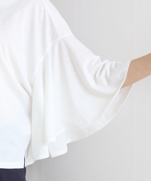 Abahouse Devinette（ドゥヴィネット）の「ハイゲージ天竺カットソー（Tシャツ/カットソー・レディース・ホワイト/ブラック/ライトグレー・FREE）」の22枚目の写真