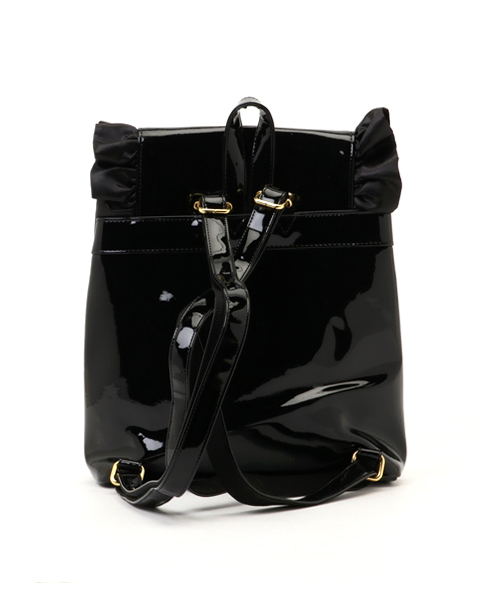 WEGO（ウィゴー）の「WEGO/フリルリュック（バックパック/リュック・レディース・ホワイト/ブラック・FREE）」の8枚目の写真