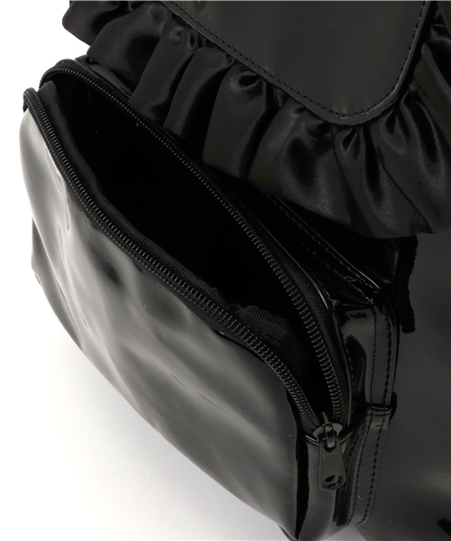 WEGO（ウィゴー）の「WEGO/フリルリュック（バックパック/リュック・レディース・ホワイト/ブラック・FREE）」の11枚目の写真