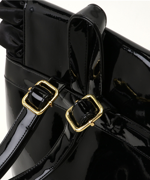 WEGO（ウィゴー）の「WEGO/フリルリュック（バックパック/リュック・レディース・ホワイト/ブラック・FREE）」の12枚目の写真