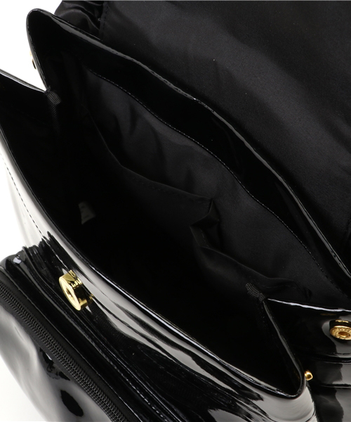 WEGO（ウィゴー）の「WEGO/フリルリュック（バックパック/リュック・レディース・ホワイト/ブラック・FREE）」の7枚目の写真