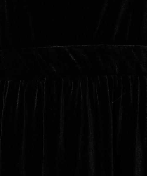 Another Edition(アナザーエディション)の「ベロアジャンパースカート/AEMFC ベロア JUMPER SK◆(ジャンパースカート・レディース・ブラック/ライトピンク・FREE)」の5枚目の写真