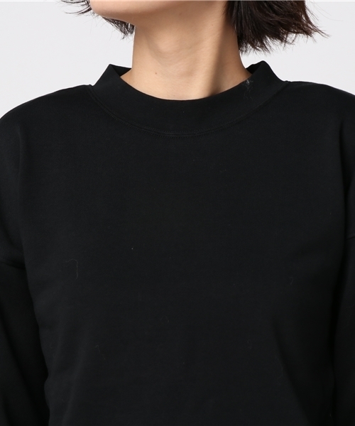 MOUSSY（マウジー）の「BACK STRAP SWEAT TOP（Tシャツ/カットソー・レディース・トップグレー/ブラック/ライトカーキ・FREE）」の7枚目の写真
