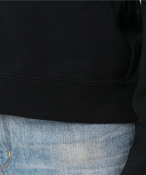 MOUSSY（マウジー）の「BACK STRAP SWEAT TOP（Tシャツ/カットソー・レディース・トップグレー/ブラック/ライトカーキ・FREE）」の10枚目の写真