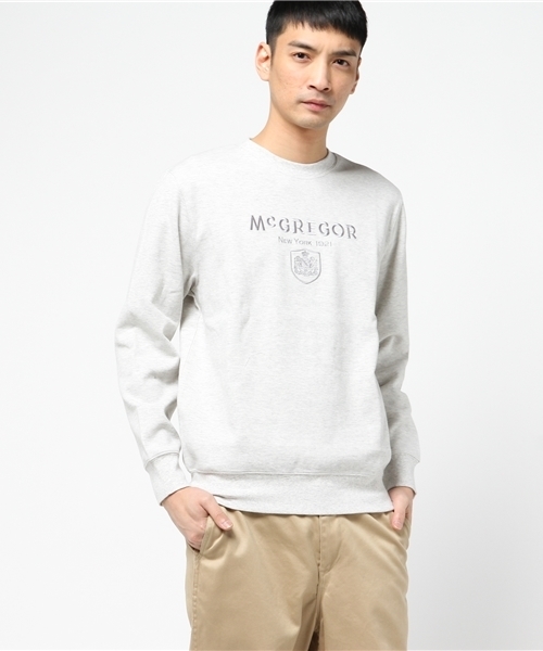 McGREGOR(マックレガー)の「オリジナル刺繍スウェット(Tシャツ/カットソー・メンズ・サンドグレー/ワイン/ブルー系その他・LL/L/M)」の2枚目の写真
