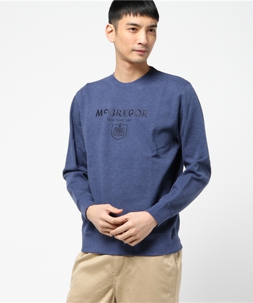 McGREGOR(マックレガー)の「オリジナル刺繍スウェット(Tシャツ/カットソー・メンズ・サンドグレー/ワイン/ブルー系その他・LL/L/M)」の3枚目の写真