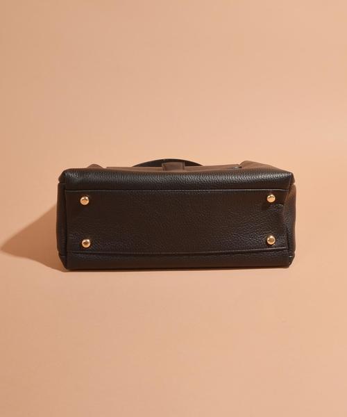 SHIPS(シップス)の「Carol J.:フラップ1ハンドルバッグ◇(ボストンバッグ・レディース・ブラック/グレー・ONE SIZE)」の10枚目の写真