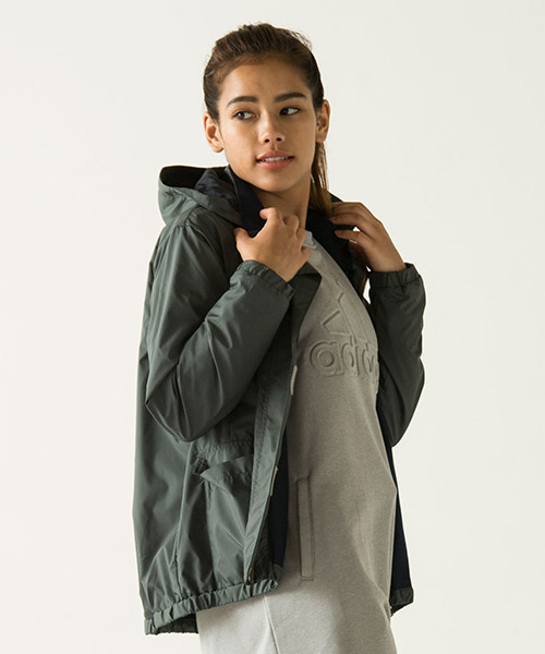 adidas ネイビー フード付きジャケット スカートセット adidas