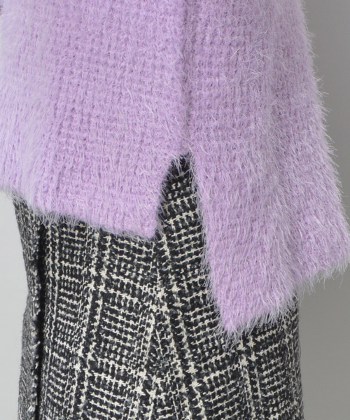 archives（アルシーヴ）の「シャギーニットプルオーバー（ニット/セーター・レディース・アイボリー/ブラック/グレー/ラベンダー・MEDIUM）」の12枚目の写真