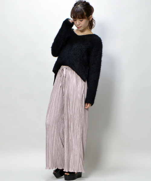 archives（アルシーヴ）の「シャギーニットプルオーバー（ニット/セーター・レディース・アイボリー/ブラック/グレー/ラベンダー・MEDIUM）」の17枚目の写真