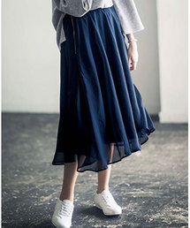 リバーシブルロングスカート